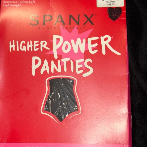 SPANX Red and Black Higher Power Panties Shapewear - Picture 3 of 10
